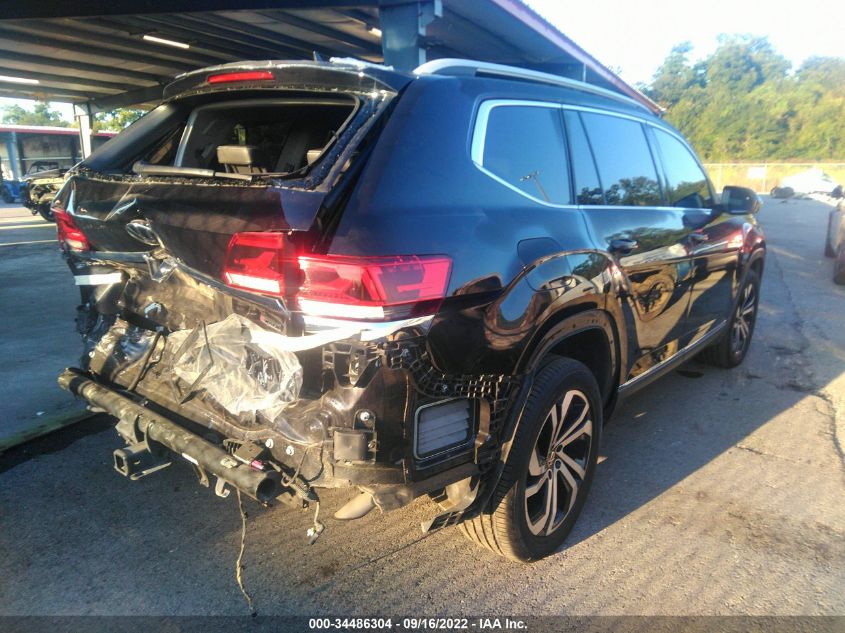 2021 VOLKSWAGEN ATLAS 3.6L V6 SEL PREMIUM VIN: 1V2TR2CA7MC590204