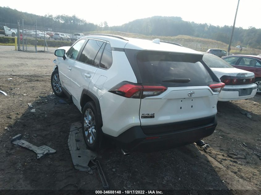 2022 TOYOTA RAV4 XLE PREMIUM VIN: 2T3C1RFV4NW203249