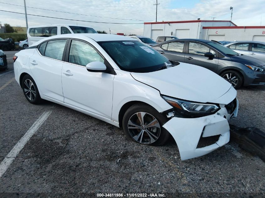 2021 NISSAN SENTRA SV VIN: 3N1AB8CV1MY224705