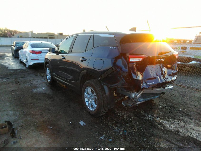 2022 GMC TERRAIN SLE VIN: 3GKALMEV7NL287729