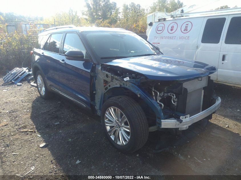 2021 FORD EXPLORER LIMITED VIN: 1FMSK8FH5MGB02806