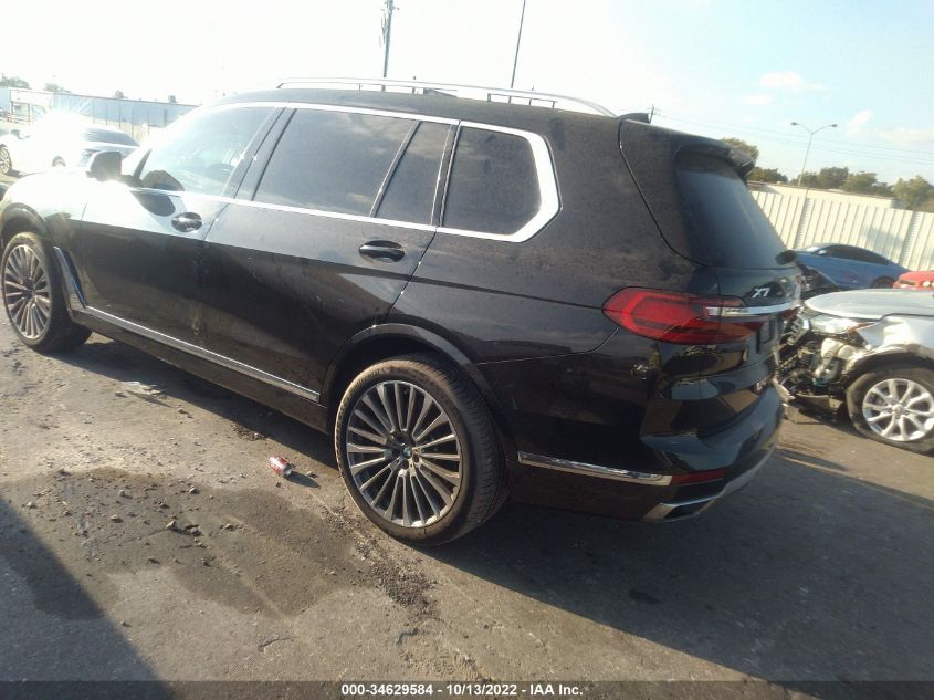 2022 BMW X7 XDRIVE40I VIN: 5UXCW2C03N9M64775