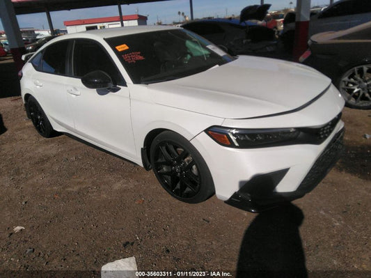 2022 HONDA CIVIC HATCHBACK SPORT VIN: 19XFL2H87NE003113