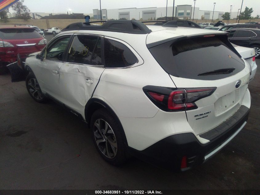 2022 SUBARU OUTBACK LIMITED VIN: 4S4BTANC1N3228177