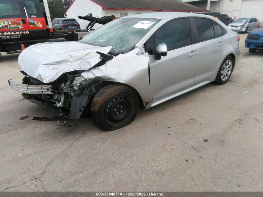 2021 TOYOTA COROLLA LE VIN: 5YFEPMAE5MP162396
