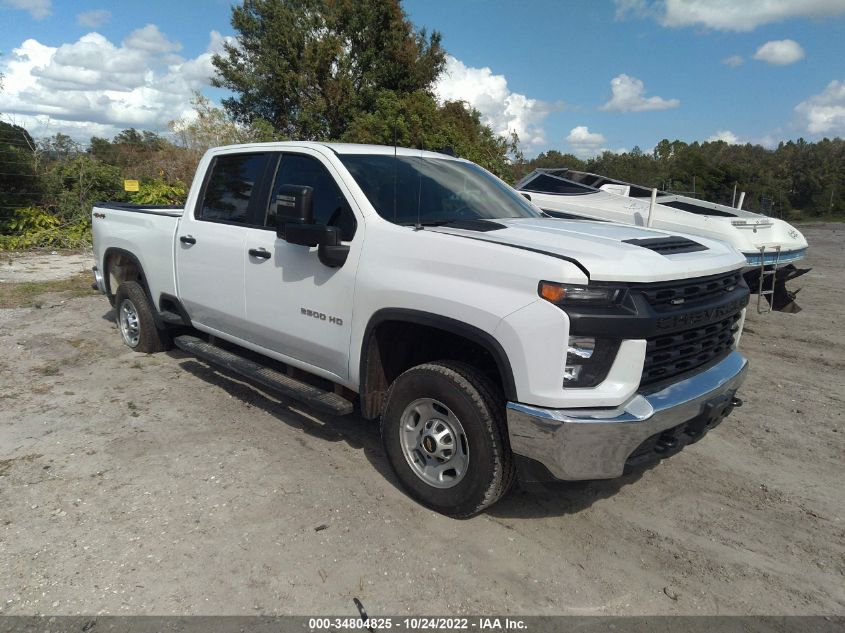 2022 CHEVROLET SILVERADO 2500HD WORK TRUCK VIN: 1GC1YLE7XNF179477