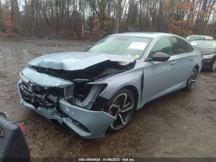 2021 HONDA ACCORD SEDAN SPORT VIN: 1HGCV2F36MA008410