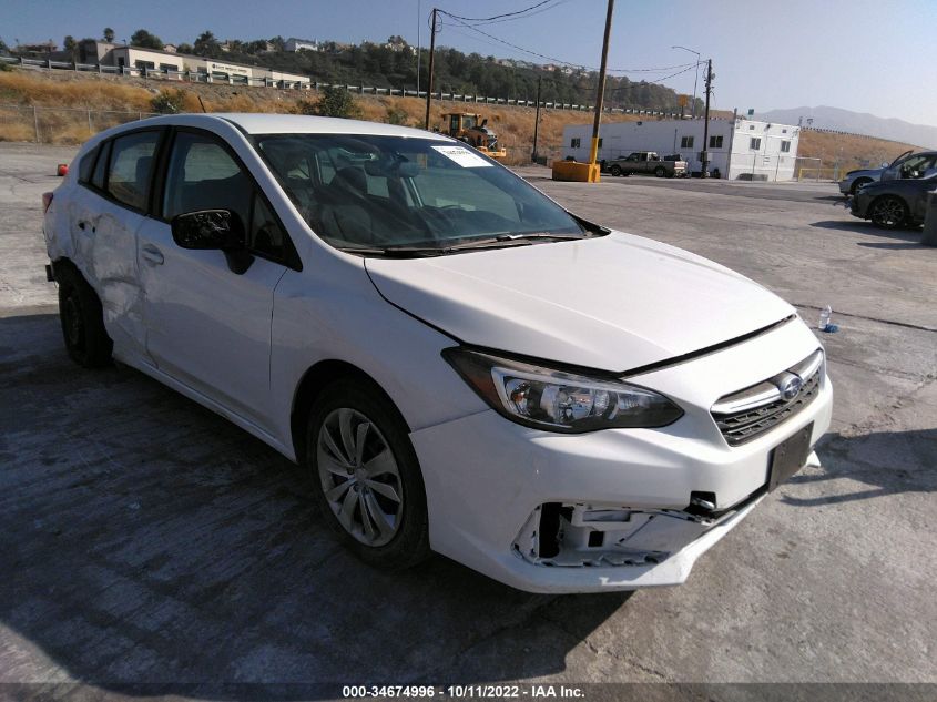 2022 SUBARU IMPREZA VIN: 4S3GTAA63N1706427