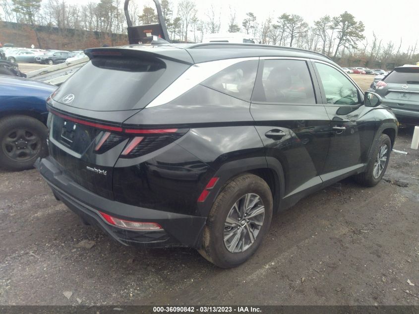 2022 HYUNDAI TUCSON HYBRID BLUE VIN: KM8JBCA13NU066576