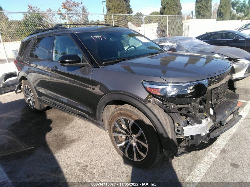 2021 FORD EXPLORER ST VIN: 1FM5K8GC2MGB50148