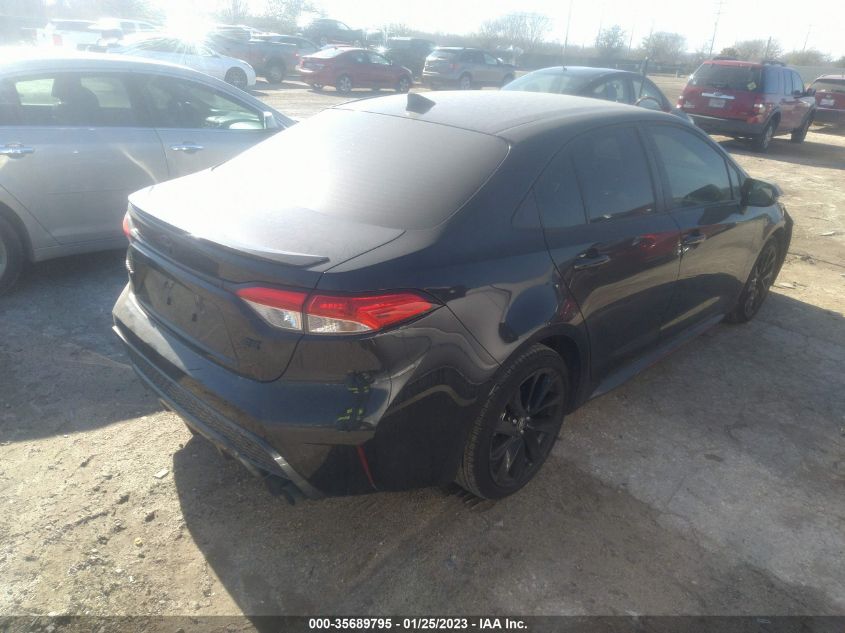 2022 TOYOTA COROLLA SE/SE NIGHTSHADE/APEX SE VIN: JTDS4MCE1NJ091647