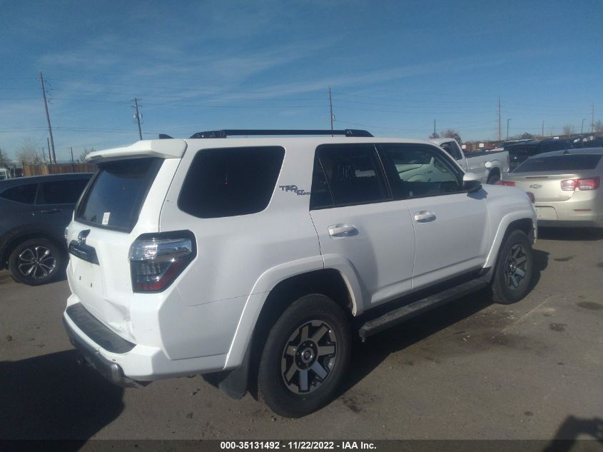 2021 TOYOTA 4RUNNER TRD OFF ROAD VIN: JTEPU5JR8M5936790