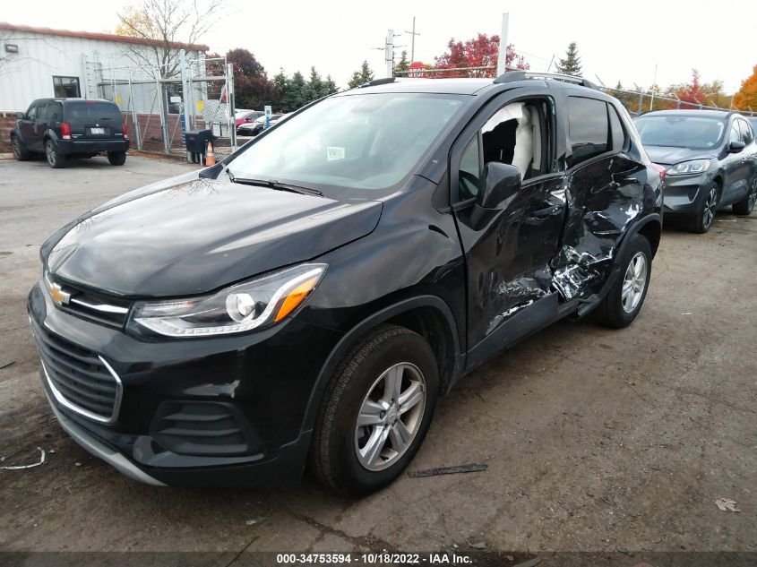 2021 CHEVROLET TRAX LT VIN: KL7CJPSB2MB358421
