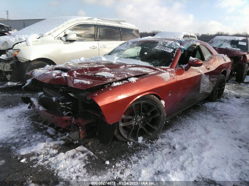 2021 DODGE CHALLENGER R/T SCAT PACK VIN: 2C3CDZFJ2MH664747