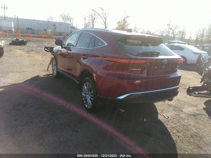 2021 TOYOTA VENZA LE/XLE/LIMITED VIN: JTEAAAAH5MJ034779