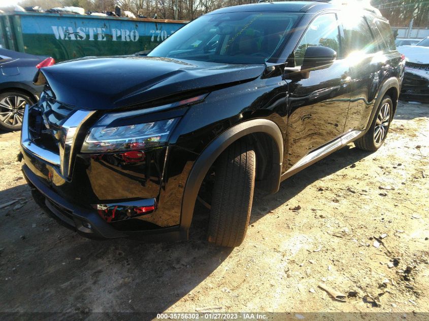 2022 NISSAN PATHFINDER PLATINUM VIN: 5N1DR3DH2NC251712
