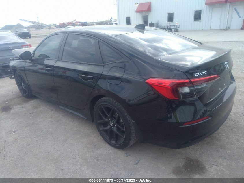 2022 HONDA CIVIC SEDAN SPORT VIN: 2HGFE2F52NH570385
