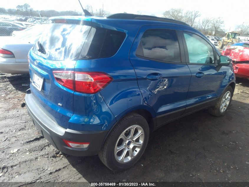 2021 FORD ECOSPORT SE VIN: MAJ3S2GE8MC425626