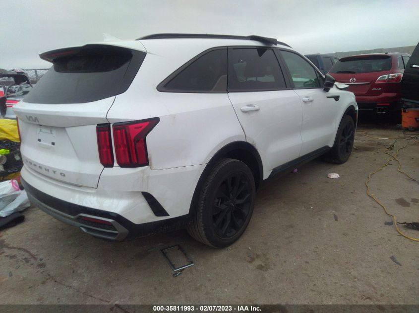 2022 KIA SORENTO SX VIN: 5XYRK4LF9NG134404