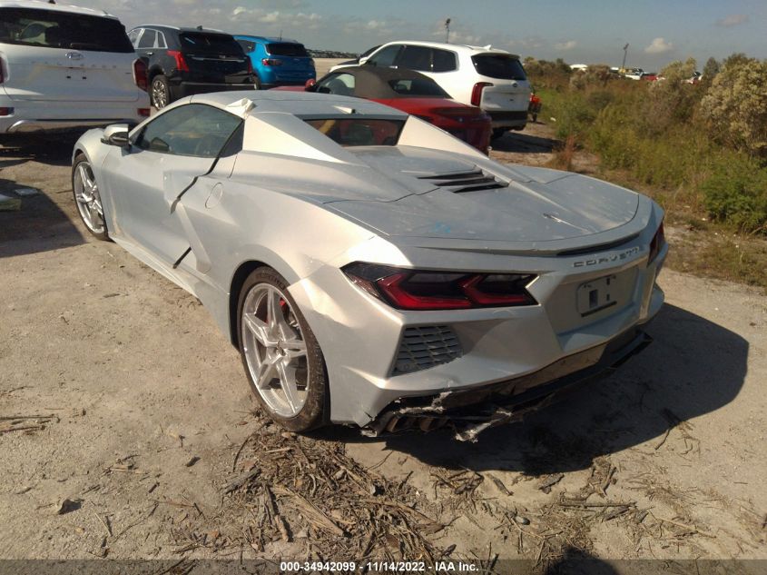 2021 CHEVROLET CORVETTE 3LT VIN: 1G1YC3D42M5117234