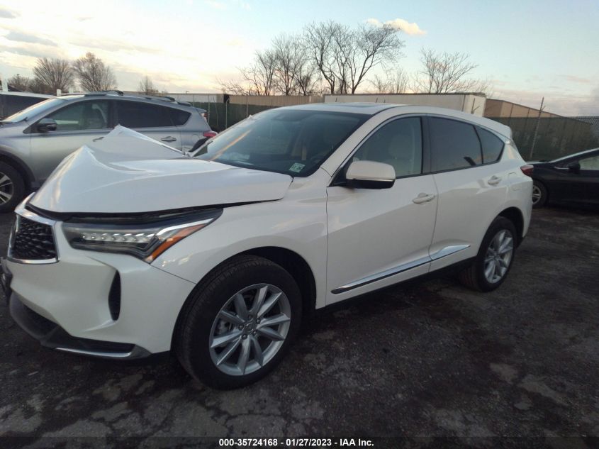 2022 ACURA RDX VIN: 5J8TC2H34NL002078