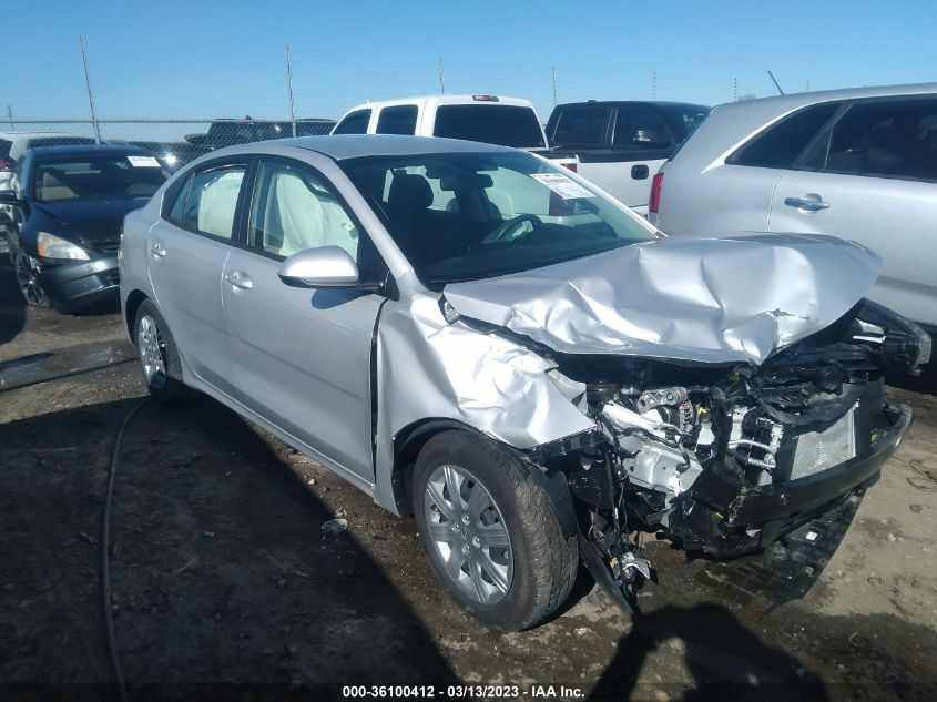 2022 KIA RIO LX VIN: 3KPA24AD3NE443958
