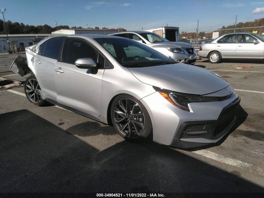 2021 TOYOTA COROLLA SE/NIGHTSHADE/APEX SE VIN: 5YFS4MCE7MP059487