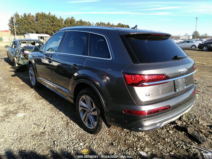 2021 AUDI Q7 PREMIUM PLUS VIN: WA1LJAF76MD028270