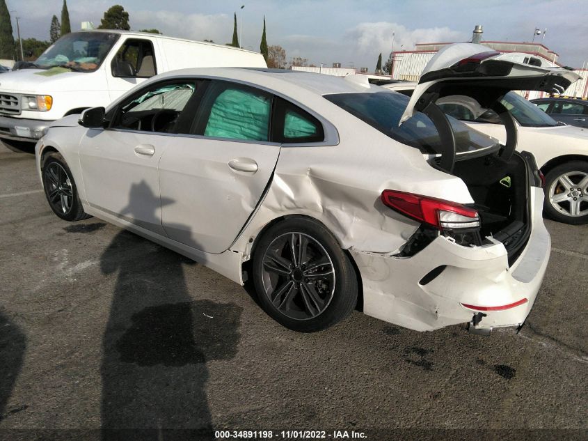 2021 BMW 2 SERIES 228I VIN: WBA53AK02M7J57779