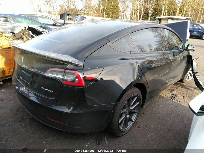 2021 TESLA MODEL 3 LONG RANGE VIN: 5YJ3E1EB3MF067424