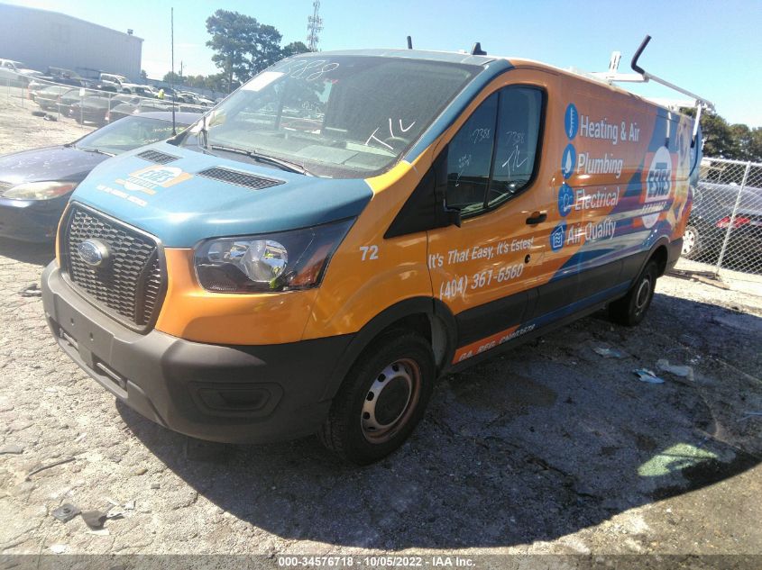 2021 FORD TRANSIT CARGO VAN VIN: 1FTBR1YG9MKA35054