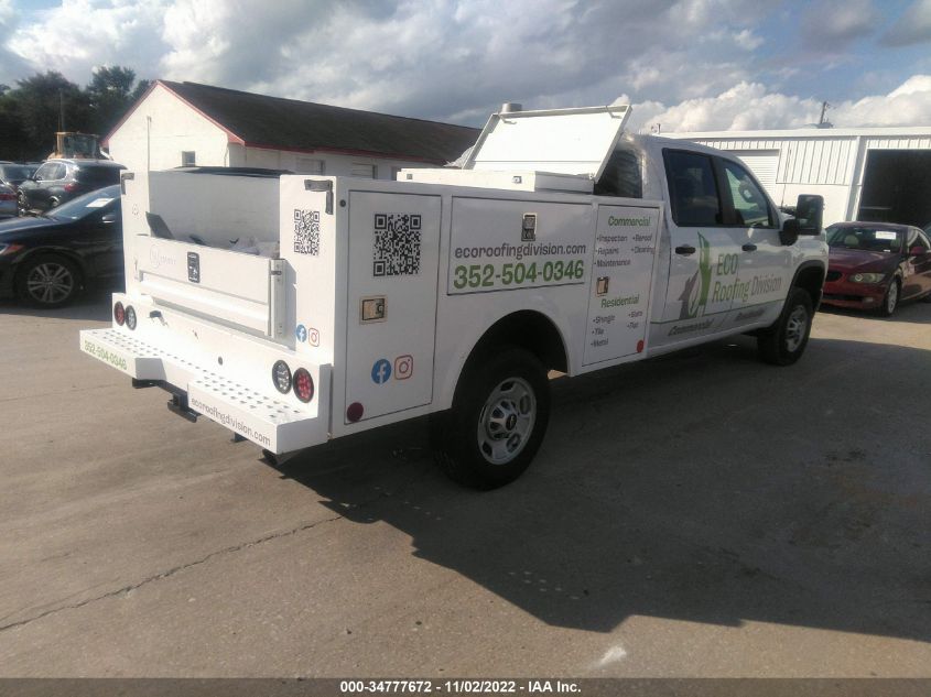 2021 CHEVROLET SILVERADO 2500HD WORK TRUCK VIN: 1GB1WLE72MF223187