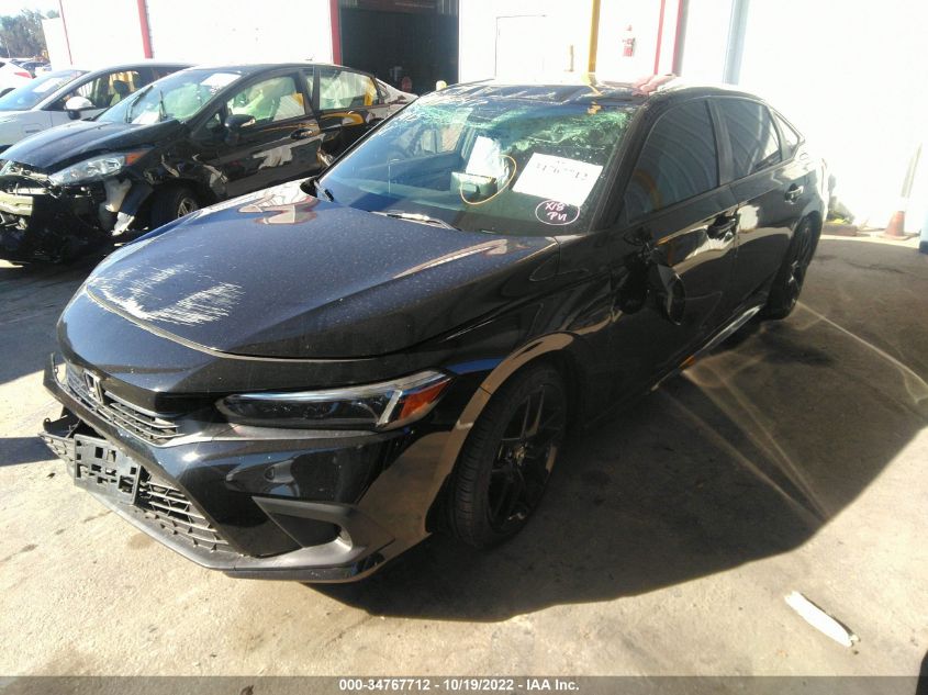 2022 HONDA CIVIC SEDAN SPORT VIN: 2HGFE2F58NH557768