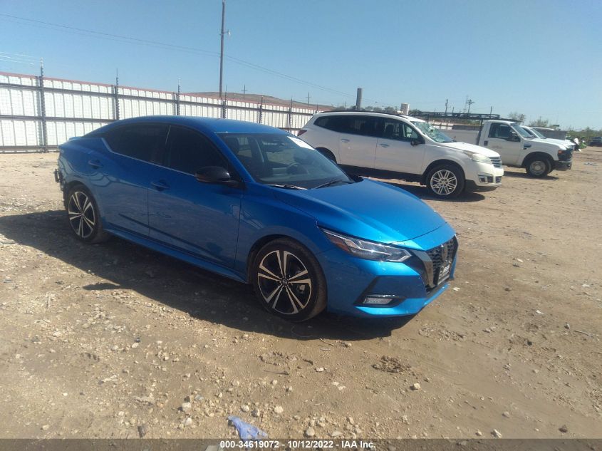 2022 NISSAN SENTRA SR VIN: 3N1AB8DVXNY287558