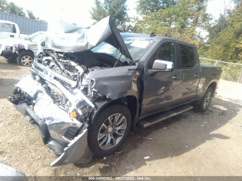 2021 CHEVROLET SILVERADO 1500 LT VIN: 1GCUYDED9MZ404610
