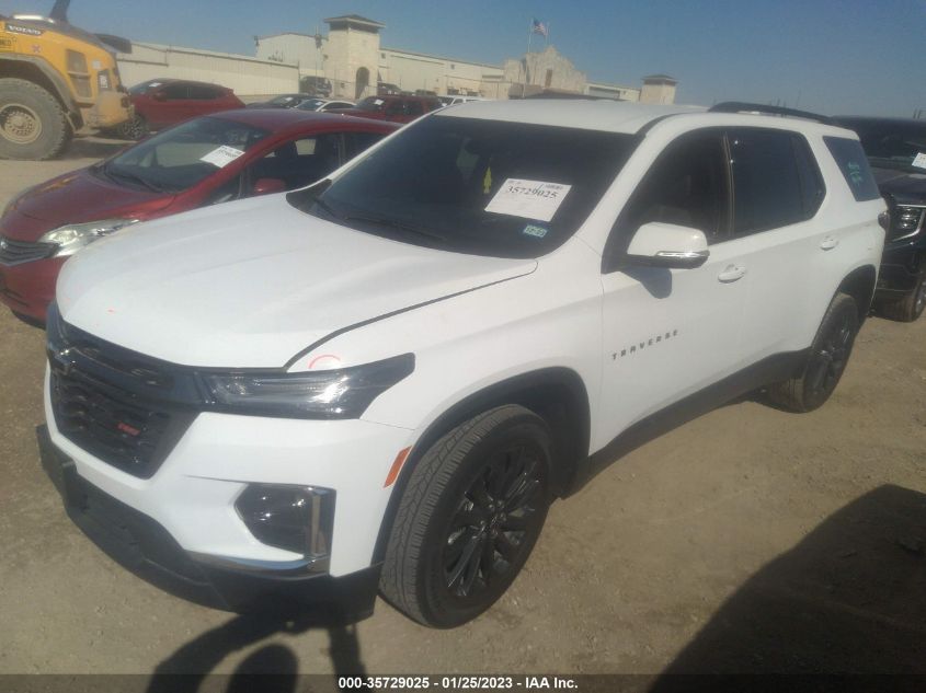 2022 CHEVROLET TRAVERSE RS VIN: 1GNERJKW0NJ128055
