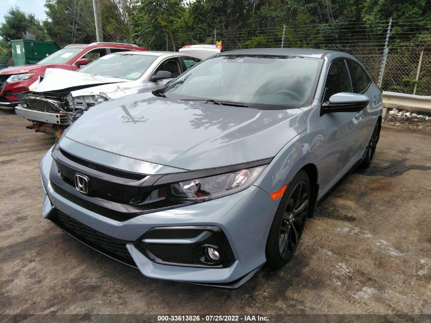 2021 HONDA CIVIC HATCHBACK SPORT VIN: SHHFK7H45MU209597