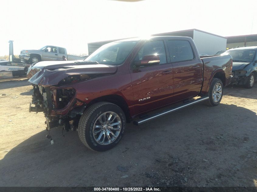 2022 RAM 1500 LARAMIE VIN: 1C6SRFJT6NN284942