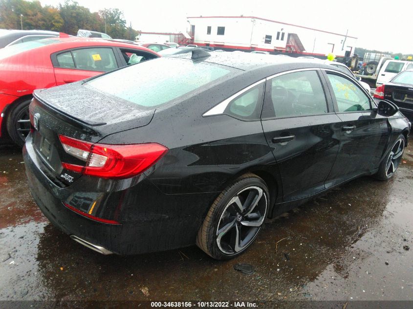 2022 HONDA ACCORD SEDAN SPORT VIN: 1HGCV2F36NA010420