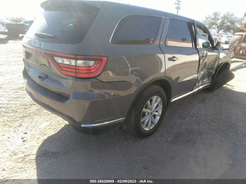 2021 DODGE DURANGO SXT VIN: 1C4RDHAG5MC760760