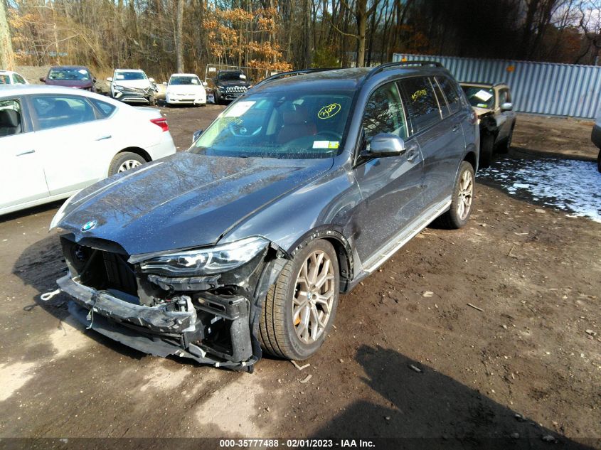 2021 BMW X7 XDRIVE40I VIN: 5UXCW2C00M9E98772