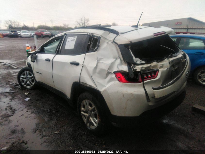 2020 JEEP COMPASS SPORT VIN: 3C4NJCAB8LT151163