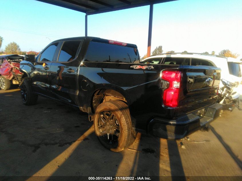 2022 CHEVROLET SILVERADO 1500 LTD CUSTOM VIN: 3GCPYBEK4NG180731