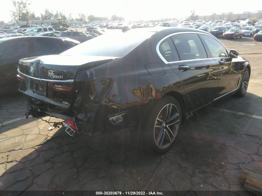 2020 BMW 7 SERIES 750I XDRIVE VIN: WBA7U2C06LGJ59124