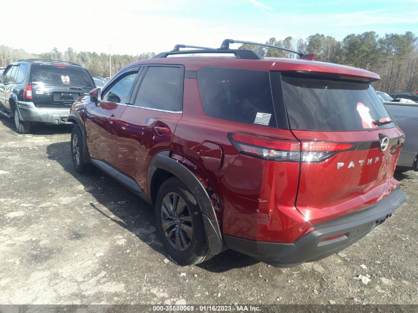 2022 NISSAN PATHFINDER SV VIN: 5N1DR3BA1NC240027