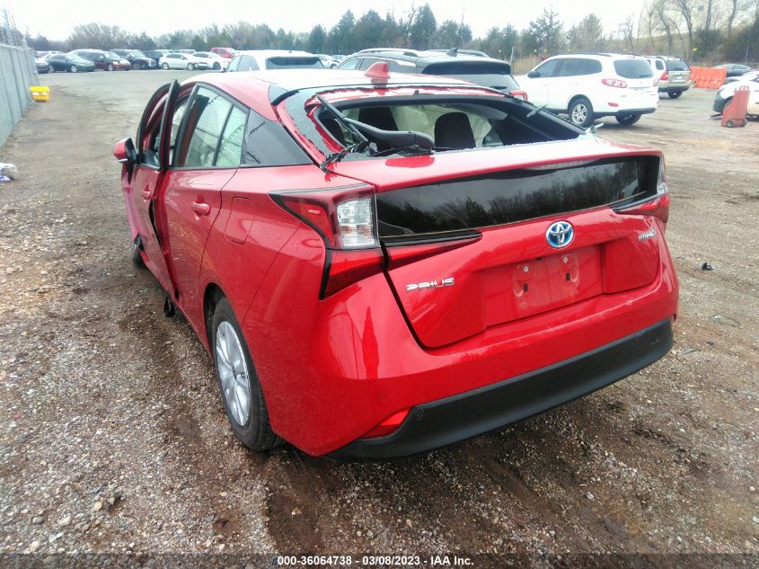 2022 TOYOTA PRIUS L VIN: JTDKAMFU0N3181579