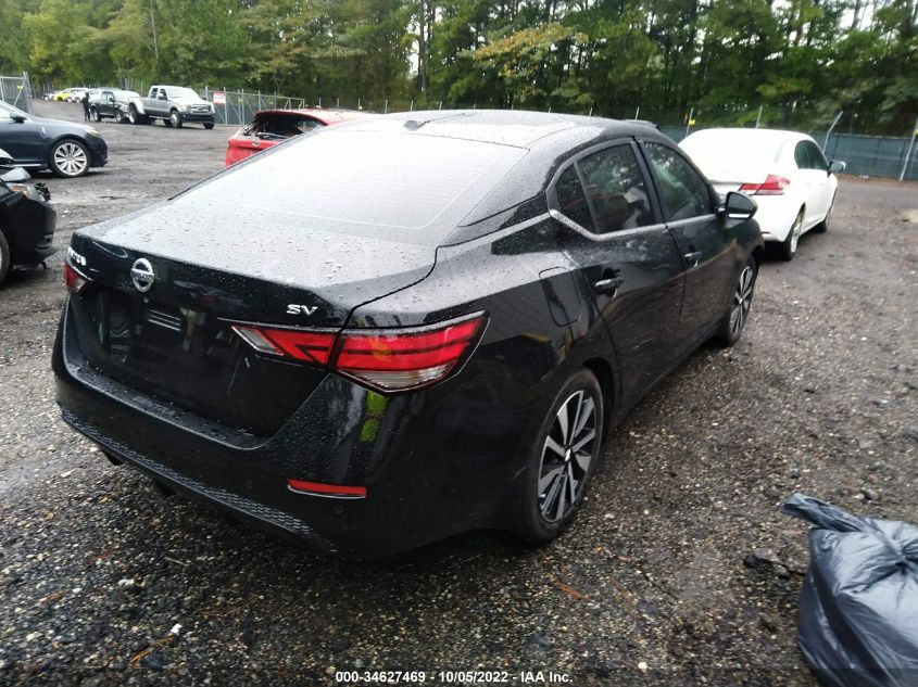 2022 NISSAN SENTRA SV VIN: 3N1AB8CV8NY261932