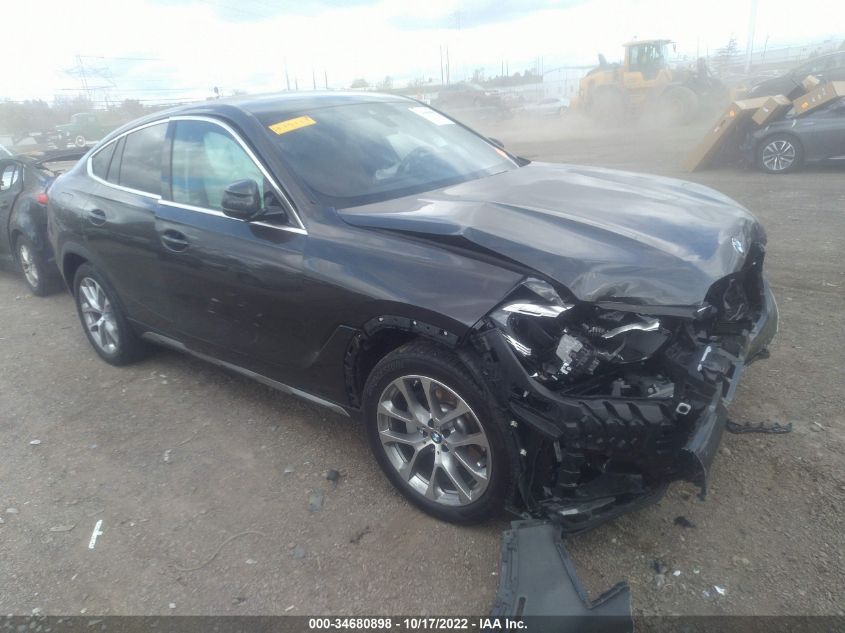 2021 BMW X6 XDRIVE40I VIN: 5UXCY6C03M9D75114
