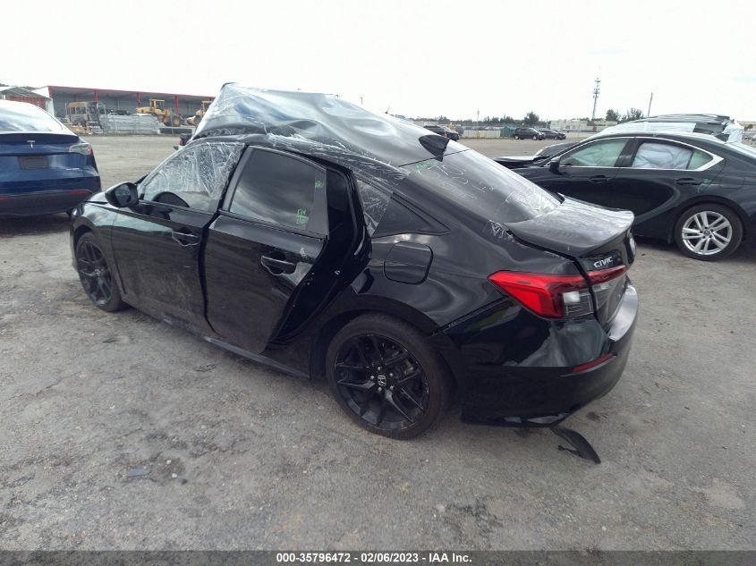2022 HONDA CIVIC SEDAN SPORT VIN: 2HGFE2F56NH530701