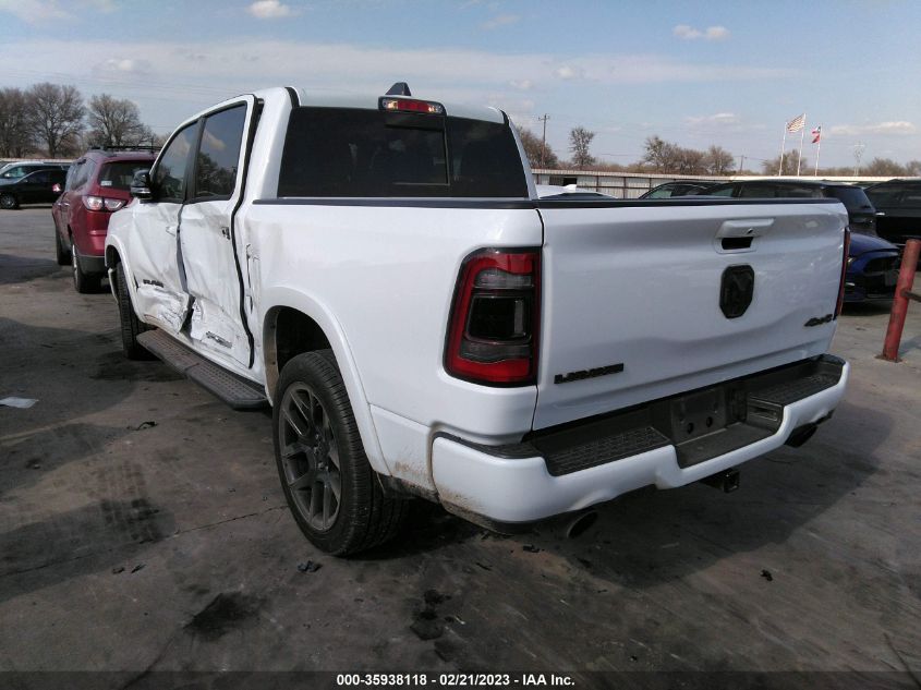 2022 RAM 1500 LARAMIE VIN: 1C6SRFJT2NN192114